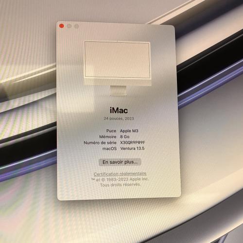 Deballage et installation iMac M3