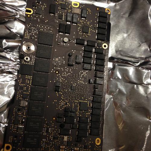 Chauffe carte mère macbook pro pistolet thermique